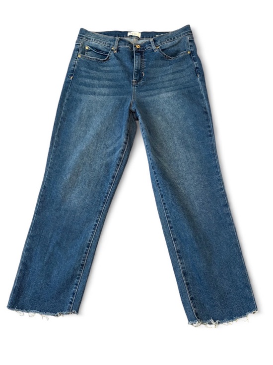 Nicole Miller Denim - Nicole Miller New York High Rise Straight Ankle Jeans 12